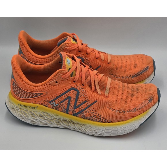 New Balance Fresh Foam x 1080v12 Vibrant Orange Men's 10 Running Shoes Sneakers - Picture 4 of 12